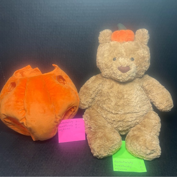 RETIRED BNWT JELLYCAT BARTHOLOMEW BEAR PUMPKIN PRICE VERY FIRM NO OFFERS PLEASE - Picture 11 of 16
